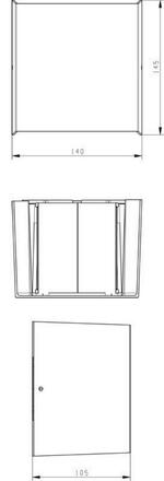 Light Impressions KapegoLED nástěnné přisazené svítidlo Arcturus II 220-240V AC/50-60Hz 6,00 W 3000 K 200 lm 140 mm tmavěšedá 731100