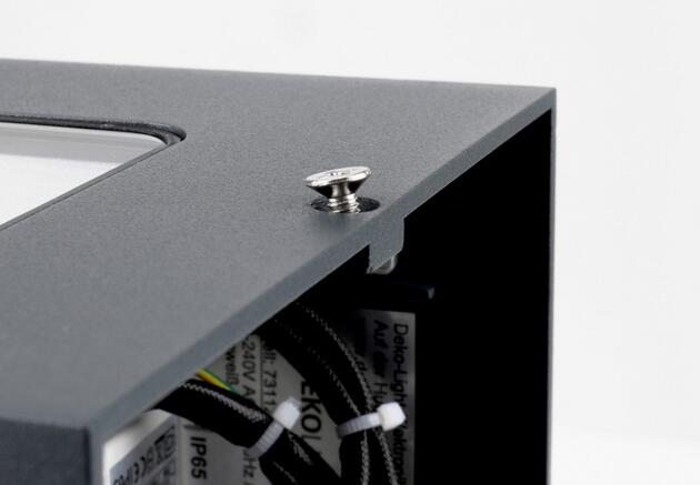 Deko-Light nástěnné přisazené svítidlo Jabbah Up and Down 220-240V AC/50-60Hz 25,00 W 3000 K 1850 lm 150 tmavěšedá 731127