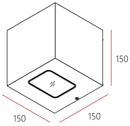 Deko-Light nástěnné přisazené svítidlo Jabbah 220-240V AC/50-60Hz 13,00 W 3000 K 915 lm 150 tmavěšedá 731128