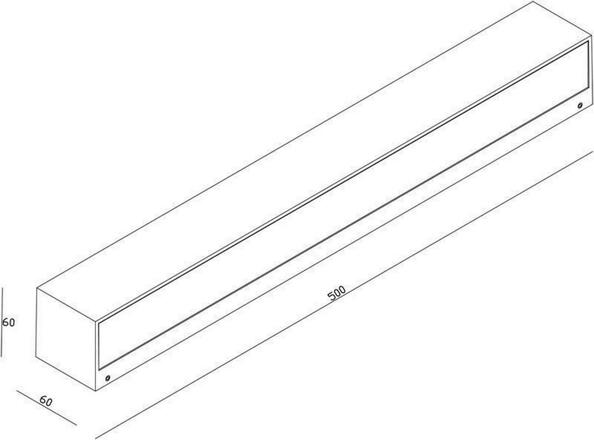 Deko-Light nástěnné přisazené svítidlo lineární II Double 220-240V AC/50-60Hz 20,00 W 3000 K 1760 lm 500 tmavěšedá 731129