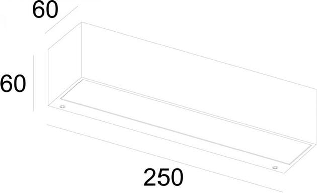 Deko-Light nástěnné přisazené svítidlo lineární I Single 220-240V AC/50-60Hz 8,50 W 3000 K 600 lm 250 tmavěšedá 731135