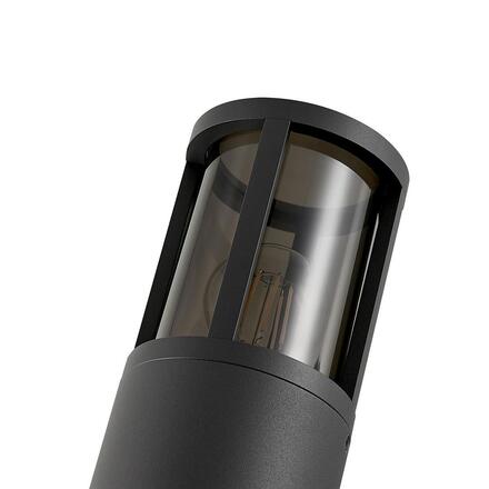 Deko-Light nástěnné přisazené svítidlo - Facado II kulaté tónované, 1x max 20 W, šedá 731153