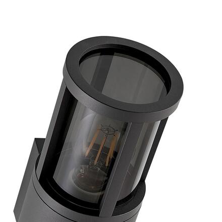 Deko-Light nástěnné přisazené svítidlo - Facado II kulaté tónované, 1x max 20 W, šedá 731153