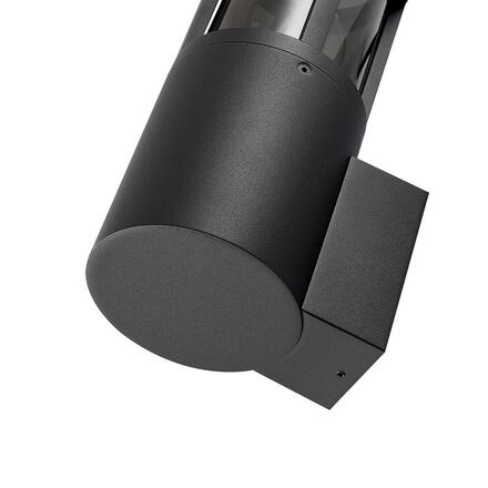 Deko-Light nástěnné přisazené svítidlo - Facado II kulaté tónované, 1x max 20 W, šedá 731153