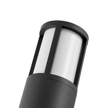 Deko-Light nástěnné přisazené svítidlo - Facado II kulaté opal, 1x max 20 W, šedá 731154