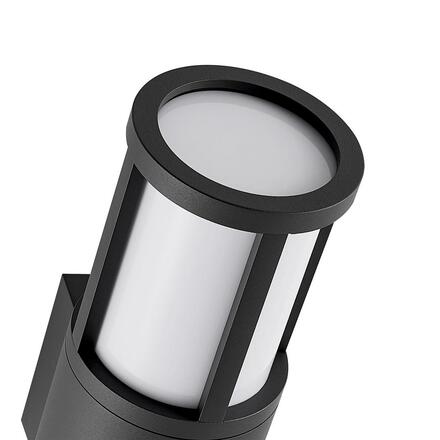 Deko-Light nástěnné přisazené svítidlo - Facado II kulaté opal, 1x max 20 W, šedá 731154