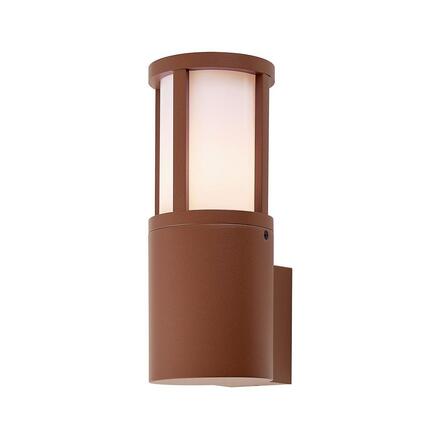 Deko-Light nástěnné přisazené svítidlo - Facado II kulaté opal, 1x max 20 W, rezavá 731156