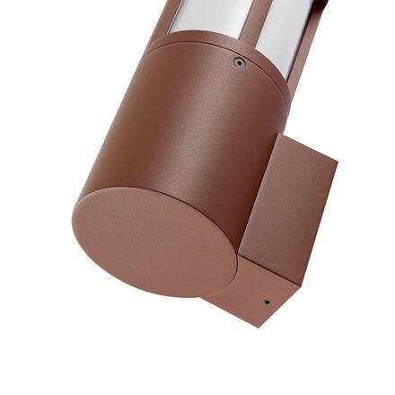 Deko-Light nástěnné přisazené svítidlo - Facado II kulaté opal, 1x max 20 W, rezavá 731156