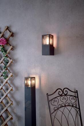 Deko-Light nástěnné přisazené svítidlo - Facado A, 1x max. 20 W E27, antracit 731157