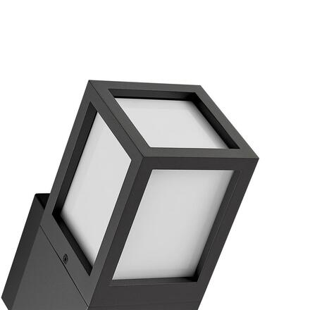 Deko-Light nástěnné přisazené svítidlo - Facado A, 1x max. 20 W E27, antracit 731157