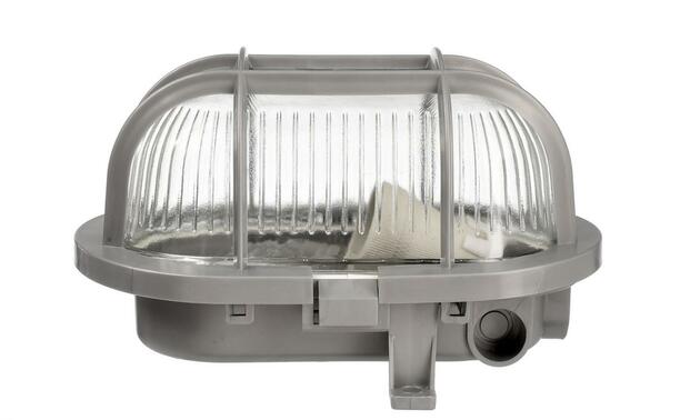 Deko-Light stropní a nástěnné přisazené svítidlo - Syrma Oval, 1x max. 42 W E27, šedá 731167