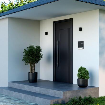 Deko-Light nástěnné přisazené svítidlo - Can IP65, 1x 7,5 W GU10, černá 731224