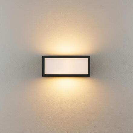 Deko-Light venkovní nástěnné přisazené svítidlo Rilongo offen Up and Down, 1x max. 15 W E27, tmavěšedá 731227