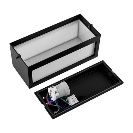 Deko-Light venkovní nástěnné přisazené svítidlo Rilongo offen Up and Down, 1x max. 15 W E27, tmavěšedá 731227