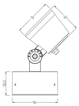 Deko-Light podlahové a nástěnné a stropní svítidlo Colt 8W RGBW 24V DC 8,60 W 5500 K 485 lm 66 černošedá RAL 7021 732123