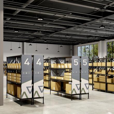 Deko-Light svítidlo do hal - Highbay Basic, 210/160/110W, DALI, 4000/4500/5700K, černá 732163