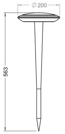 VÝPRODEJ VZORKU Deko-Light stojací svítidlo Bermuda 220-240V AC/50Hz 12,00 W 3000 K 710 lm bílá 733060