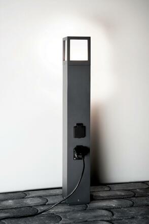 Deko-Light stojací svítidlo Facado Socket 220-240V AC/50-60Hz E27 1x max. 20,00 W 1000 mm tmavěšedá 733065