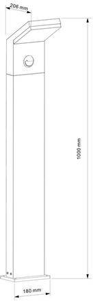 Deko-Light stojací svítidlo Tucanae Motion 110-240V AC/50-60Hz 18,00 W 3000 K 1650 lm 206 mm tmavěšedá 733068