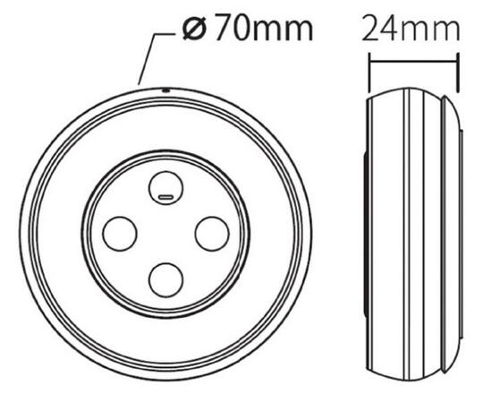 Deko-Light RF-smart, dálkové ovladání, černá, 1 zóna, RGB/RGBW/RGB+CCT, IP20 843511