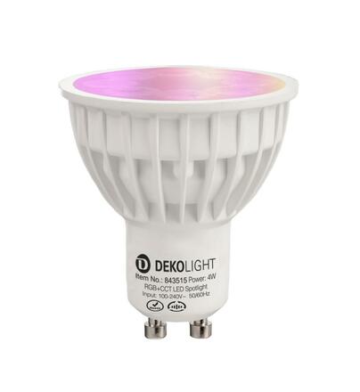 Deko-Light LED, RF-smart, 230V, 4W GU10 300 lm 2700-6500 K 25° stmívatelné 843515