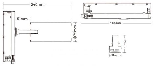 Deko-Light 3-fázové bodové svítidlo - Eventus RF-smart, 30W, RF+Zigbee, RGB/CCT, bílá 843530