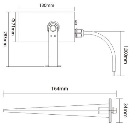 Deko-Light bodové venkovní svítidlo se zápichem RF-smart, Wide-Spot, 12W, RGB+2700-6500 K, černá 843540