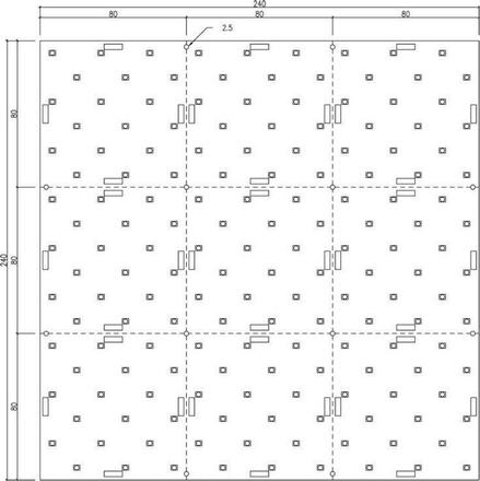 Light Impressions KapegoLED modulární systém Modular Panel Flex 24V DC 37,00 W 1306 lm 240 mm 848012