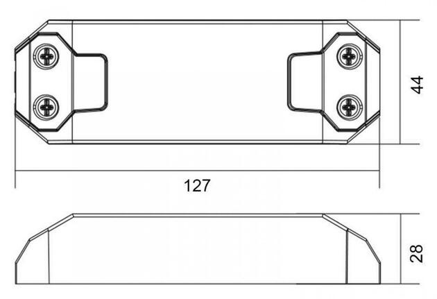 Deko-Light LED-napájení BASIC, DIM, CC, D70020UF/20W konstantní proud 700 mA IP20 stmívatelné 14-32V DC 9,80-22,00 W 862207