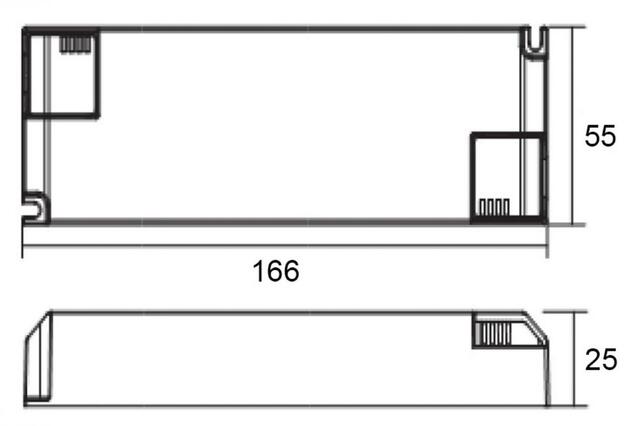 Deko-Light napájení BASIC, DIM, CC, D105040NTF/40W konstantní proud 1050 mA IP20 stmívatelné 19-38V DC 20,00-40,00 W 862209