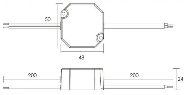 Deko-Light LED-napájení OCTO, CV, Mini 12V/12W konstantní napětí 0-1000 mA IP65 12V DC 12,00 W 862229