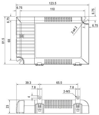 Meanwell LED-napájení DIM, Multi CC, LCM-60DA2 / DALI2 + DALI1 konstantní proud 500/600/700/900/1050/1400 mA IP20 stmívatelné 2-90V DC 60,30 W 862248