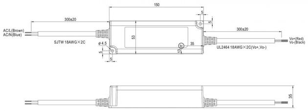 Meanwell LED-napájení DIM, PWM-60-12BLE Casambi konstantní napětí 0-5000 mA IP20 stmívatelné 12V DC 60,0 W 862249