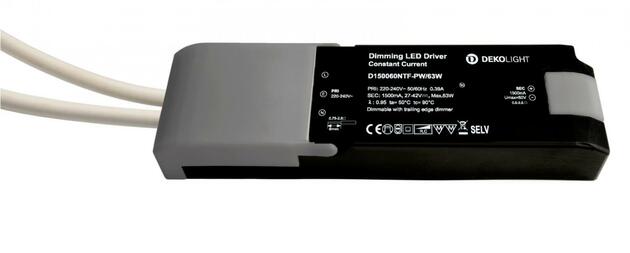 Deko-Light napájení (CC, DC) stmívatelné, QUICK, CC, 1500mA, 27-42V, 60W, konstantní proud 862259