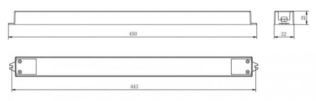 Deko-Light napájení (CV, DC) stmívatelné - Long-Flat, DIM, CV, 24V 80-240W 862280