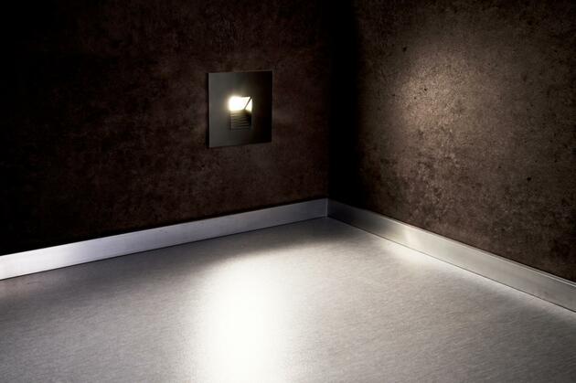 Deko-Light kryt hranaté černá schodek pro Alwaid 930487