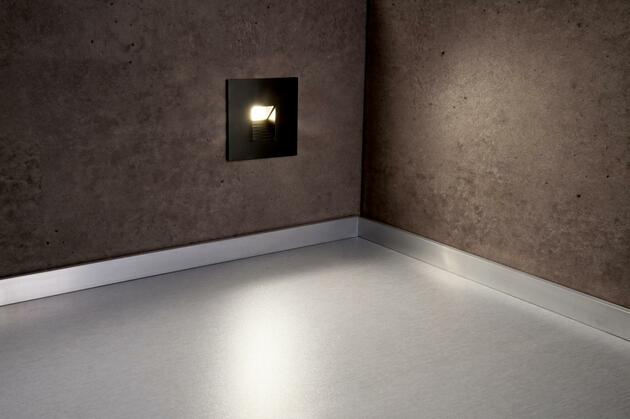 Deko-Light kryt hranaté černá schodek pro Alwaid 930487