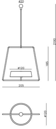 Deko-Light závěs pro magnetsvítidla Miram bílá  930625