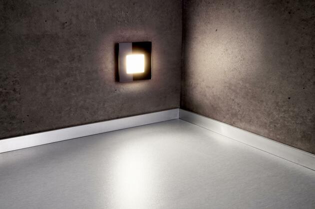 Deko-Light příslušenství - sklo-kryt mléčné hranaté černé pro Alwaid 930842