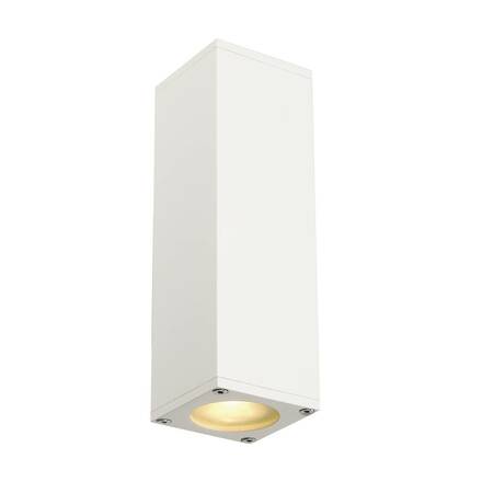 BIG WHITE THEO, nástěnné svítidlo, QPAR51, hranaté, up/down, bílé, max. 100 W 1000327