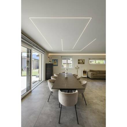 BIG WHITE GRAZIA 20, profil k zabudování, LED, 3m, černý 1000498