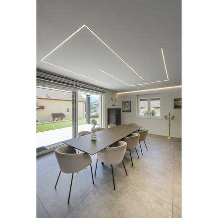 BIG WHITE GRAZIA 20, profil k zabudování, LED, 3m, černý 1000498