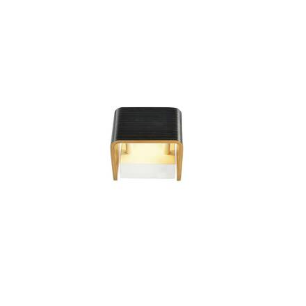 BIG WHITE MANA, stínidlo, dřevo, šedé/hnědé, d/v/h 12/10/9 cm 1000616