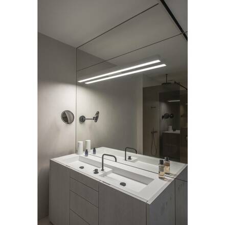 BIG WHITE Q-LINE, nástěnné svítidlo, LED, 3000K, stříbrné šedé 1000670