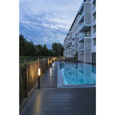 BIG WHITE APONI 90, venkovní stojací svítidlo, LED, 3000K, antracit, IP65 1000682
