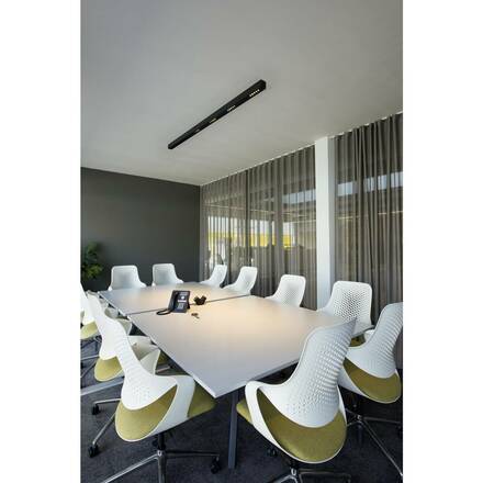BIG WHITE Q-LINE CL LED vnitřní stropní nástavbové svítidlo, 2m, BAP, černá, 3000K 1000692