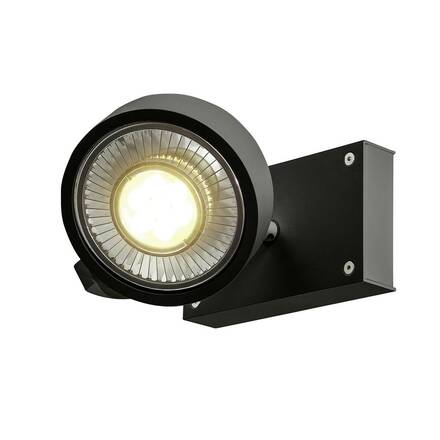 BIG WHITE KALU, nástěnné a stropní svítidlo, QPAR111, jedna žárovka, černé, max. 75W 1000702