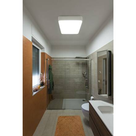 BIG WHITE MEDO 60, stropní svítidlo, LED, 3000K, hranaté, bílé, 1-10V 1000726