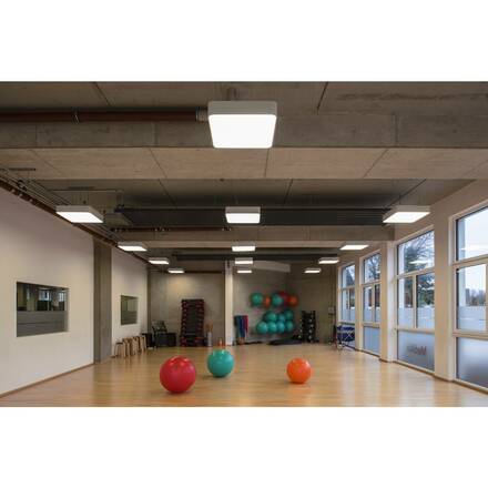 BIG WHITE MEDO 60, stropní svítidlo, LED, 3000K, hranaté, bílé, 1-10V 1000726