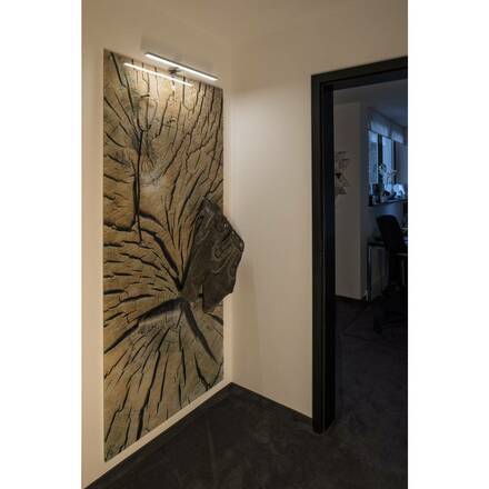 BIG WHITE DORISA, zrcadlové svítidlo, LED, 4000K, dlouhé, chrom, IP44 1000780